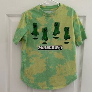 Minecraft Boys Tie Dye Top